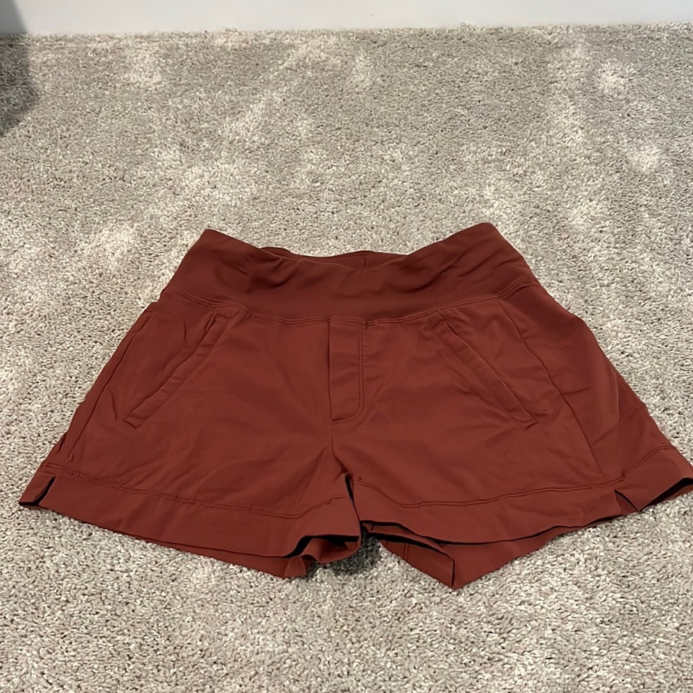 Maroon hiking shirt from Athleta